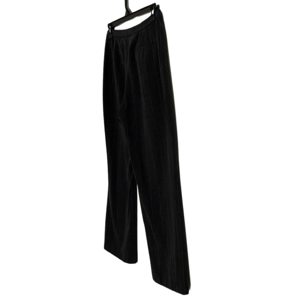 Worthington Petite Stretch Grey Plaid Business Casual Dress Pants - Picture 5 of 13